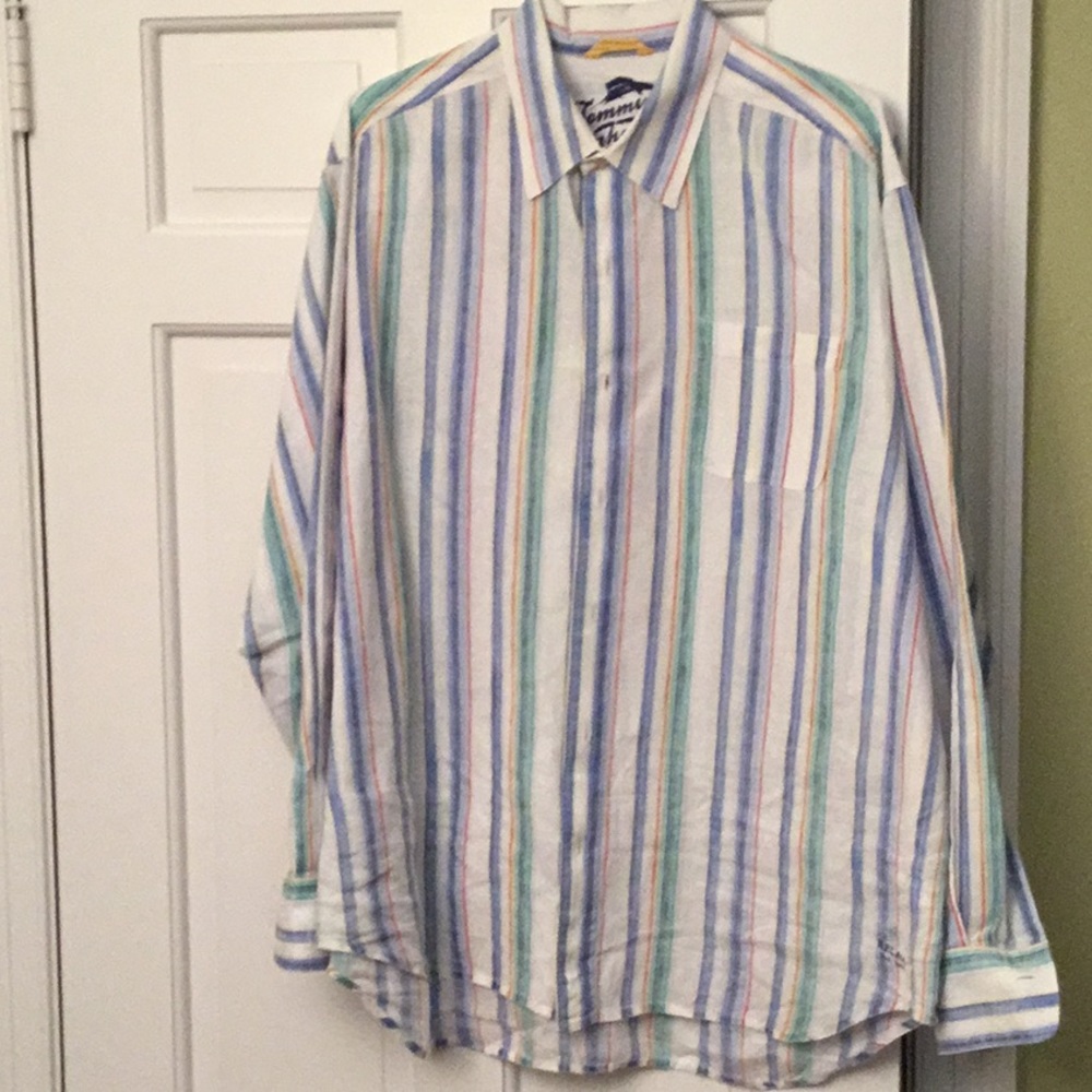 Tommy Bahama Linen Stripe Shirt